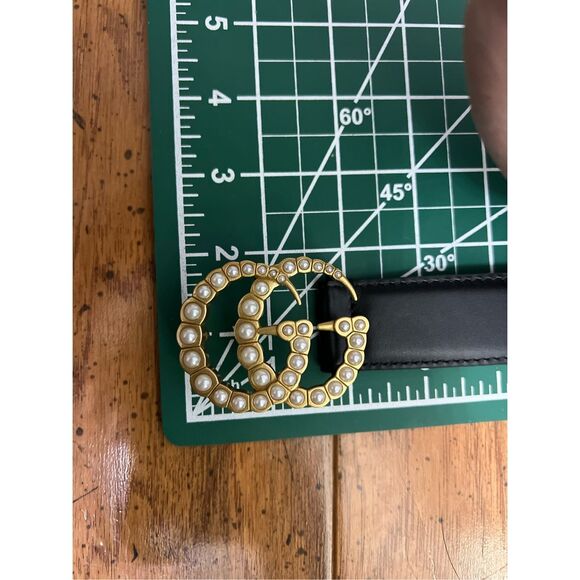 Gucci double g faux pearl belt - Picture 6 of 7